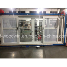 Foshan Woodwin Aluminum Sliding Window with Customized Glass